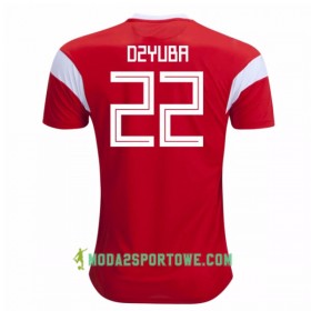 Koszulka Rosja Dzyuba 22 Mistrzostwa Świata 2018 Domowe Stroje Piłkarskie